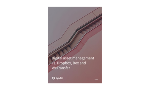 Digital Asset Management vs. Dropbox, Box en Wetransfer