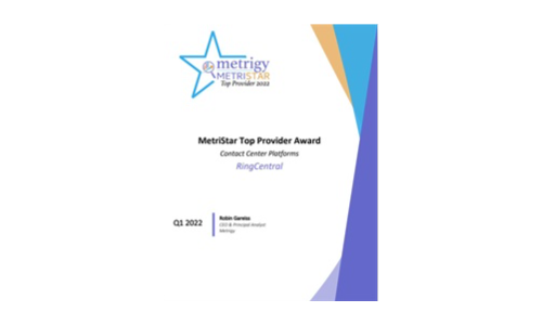 MetRistar Top Provider Award Contact Center -platforms