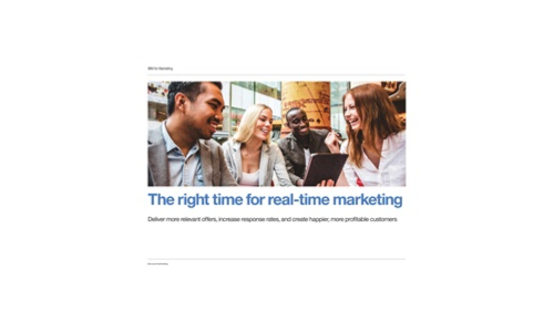 Het juiste moment voor realtime marketing